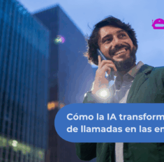 Imagen ilustrativa sobre cómo la inteligencia artificial mejora la gestión de llamadas y la atención telefónica en empresas con soluciones de Zoon Suite.