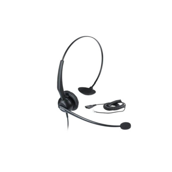 Auricular profesional con cable Yealink YHS33 compatible con centralita virtual Zoon Suite