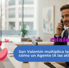 IAfon, agente telefónico con inteligencia artificial atendiendo llamadas para empresas en fechas de alta demanda