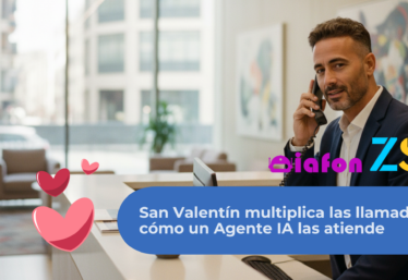 IAfon, agente telefónico con inteligencia artificial atendiendo llamadas para empresas en fechas de alta demanda