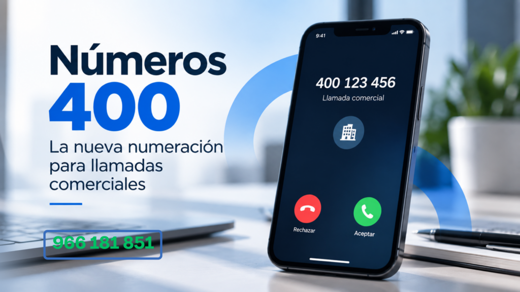 Línea 400 para empresas con atención telefónica profesional y llamadas entrantes